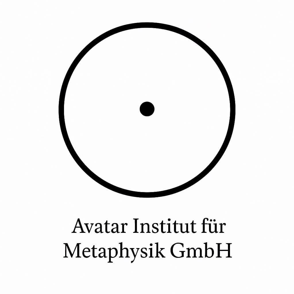 Official Avatar Institut logo: circle with a center point, Avatar Institut für Metaphysik GmbH